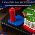 Juguete de fútbol para niños, juego de futbolín de mesa para niños de 3, 4, 5, 6, 7, 8 a 12 años, regalo interactivo de fútbol, mini juego de mesa de fútbol con portería, contador de puntuaciones y 6 bolas, regalo de fácil instalación