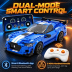 WISEPLAY Juego de construcción de automóviles a control remoto, construye tu propio kit de automóvil a control remoto, kit de construcción de automóviles STEM RC para niños y niñas