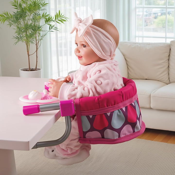 BABESIDE Silla alta de muñeca de bebé para muñecas de 12 a 20 pulga...