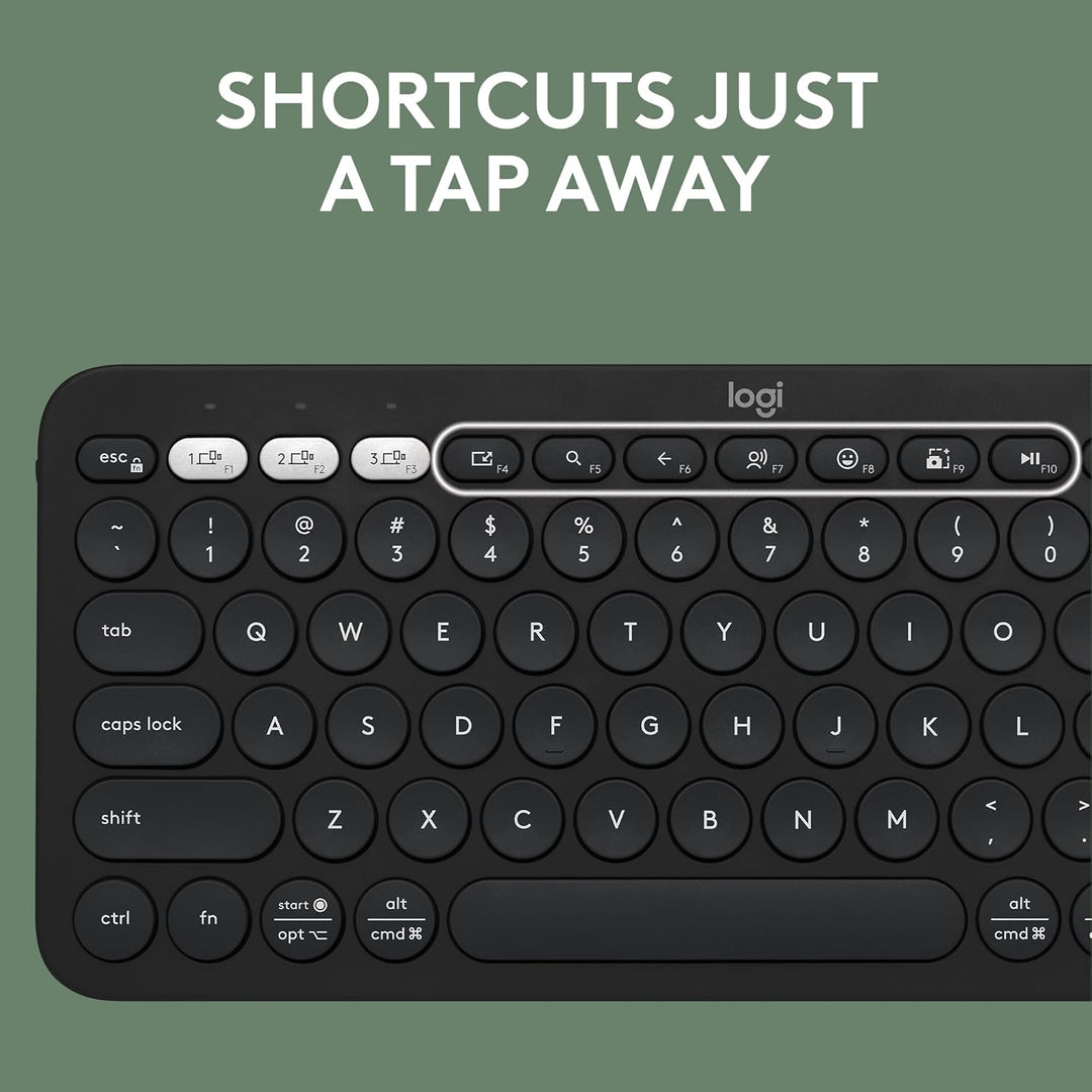 Logitech Pebble 2 Combo, teclado inalámbrico y mouse, silencioso y...