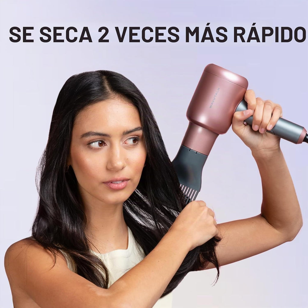 Wavytalk Secador de pelo iónico soplado y spray protector de calor para cabello 5 fl oz