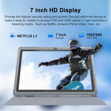 ZZB Tablet Android 14 de 7 pulgadas, 8 GB de RAM (4 GB expandibles)...