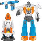 MIEBELY 3 en 1 Magnetic Transform Robot Toy Lights Sounds para Kids 3-9
