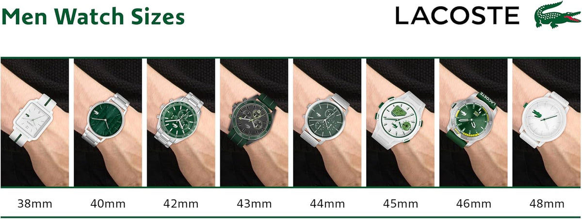 Lacoste Reloj cronógrafo de cuarzo Boston para hombre, 1.654 in