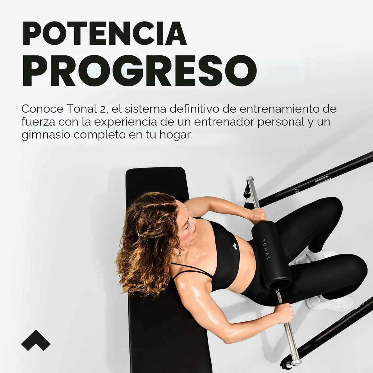 Tonal Sistema inteligente de gimnasio en casa 2: entrenamiento de fuerza alimentado por IA y máquina de cable inteligente con diseño montado en la pared, resistencia adaptativa de 250 libras