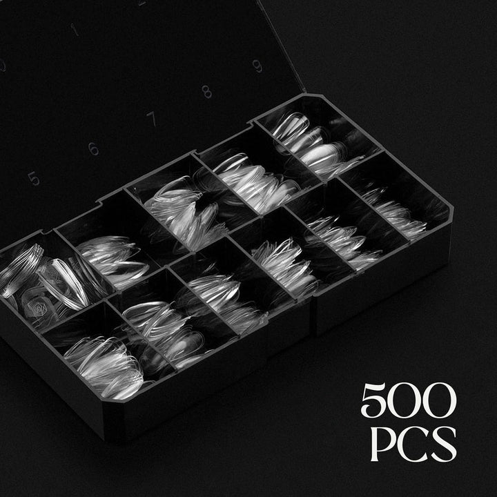 Apres Gel-X® - Caja de punta mediana esculpida con punta media, 500...