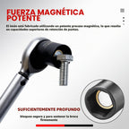 Juego de 17 piezas de enchufe de impacto magnético de 3/8 de pulgada, métrico, 7mm-19mm, 6 puntas, Cr-Mo, accionamiento cuadrado, enchufe magnético con junta universal, adaptador de broca y