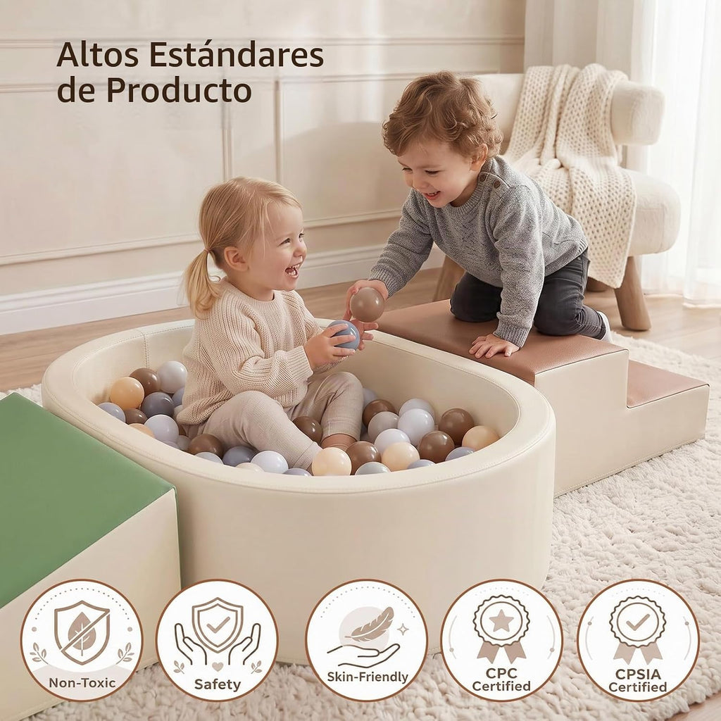 Hoohtoot Juguetes de escalada para niños pequeños, bloques de espuma con