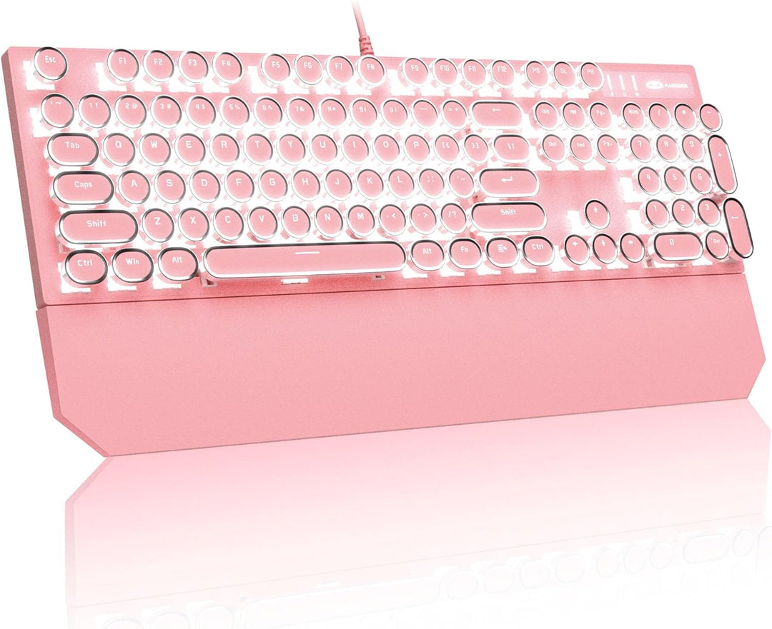MageGee - Teclado mecánico tipo máquina de escribir para juegos ret...