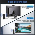 Antena de TV para Smart TV para interiores, antena de TV digital 2026 para
