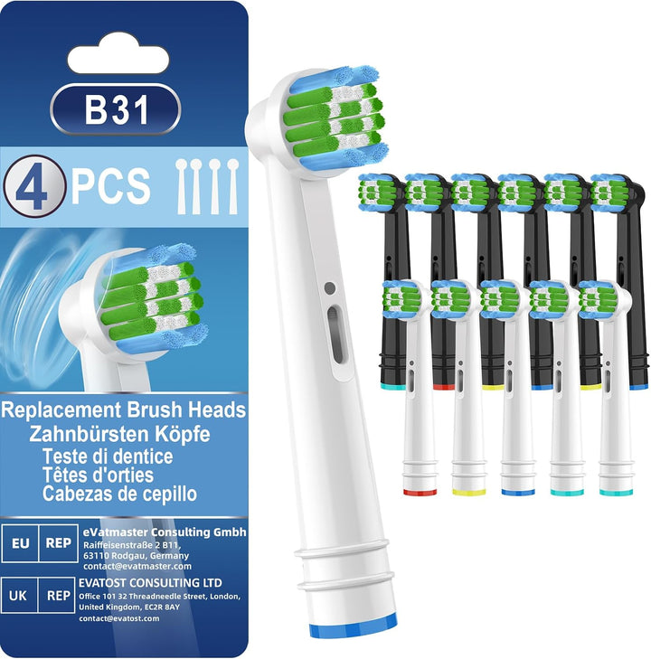 Cabezal de cepillo de dientes compatible con cepillo de dientes elé...