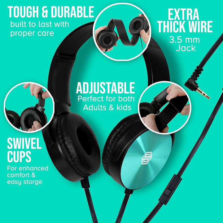 Auriculares prémium para aula con micrófono (paquete de 5) \u2013 A...