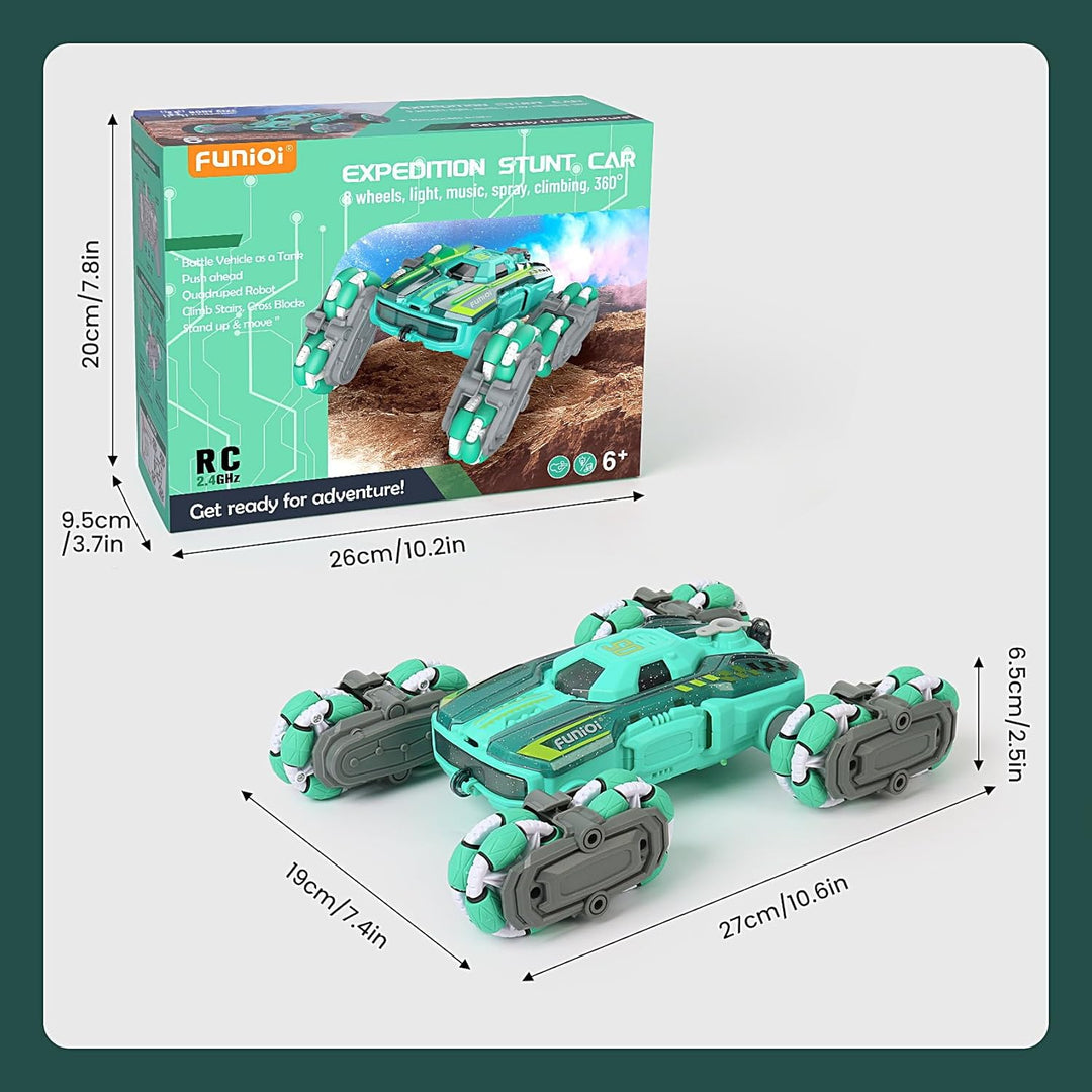 FUNiOi Cool 8WD RC Stunt Car para niños de 6, 7, 8-12, 13, 14 años...