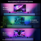 Lámpara Philips Hue Play - Lavadora de pared inteligente, paquete de 2, color negro