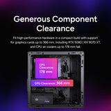 Caja para PC Cooler Master Q300L V3 Micro-ATX + enfriador de aire p...