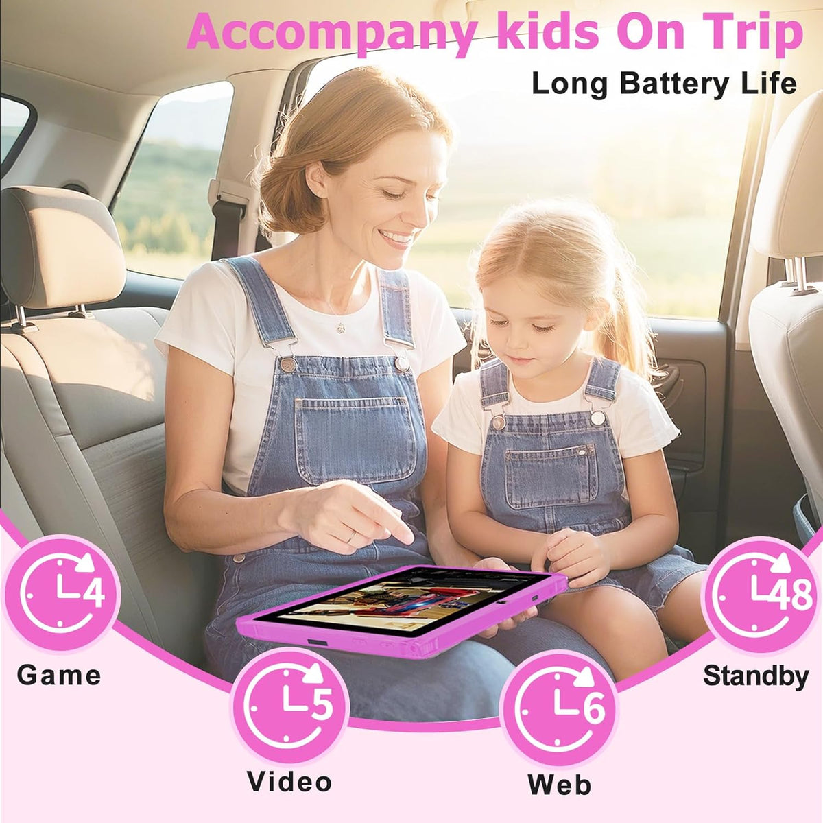 Tablet para niños de 7 pulgadas, tableta para niños pequeños para n...