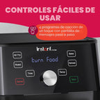 Instant Pot Vortex - Freidora de aire XL de 6 cuartos de galón, funciones 4 en 1 que hace crujiente, asa, recalienta, hornea para comidas rápidas y fáciles, más de 100 recetas en la aplicación, es
