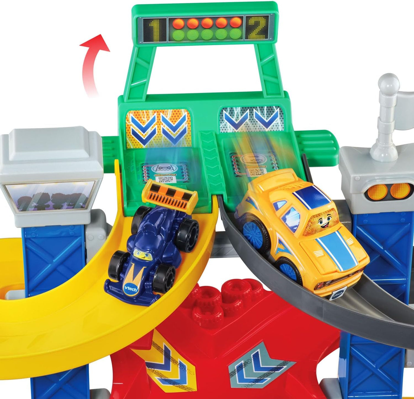 VTech Go! Go! Smart Wheels Carrera de Espirales Giratorias Duelo Pl...