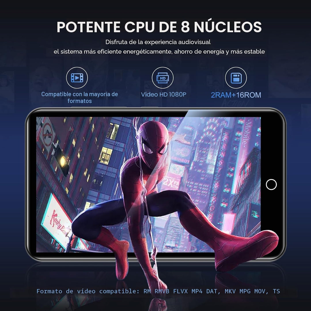 Reproductor de MP3 con Bluetooth y WiFi, 80 GB de almacenamiento y...