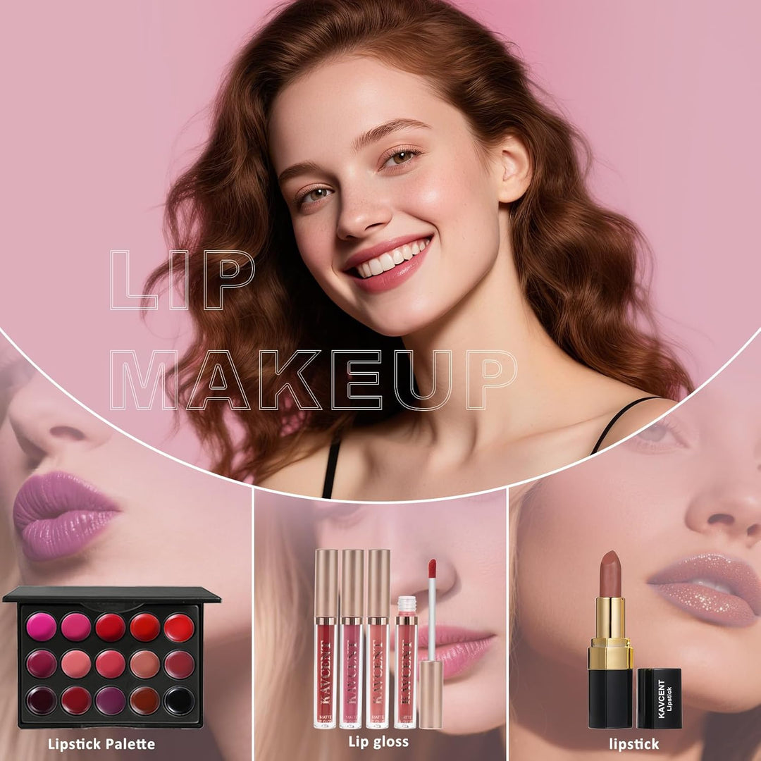 Kit de maquillaje para mujeres kit completo juego de maquillaje par...
