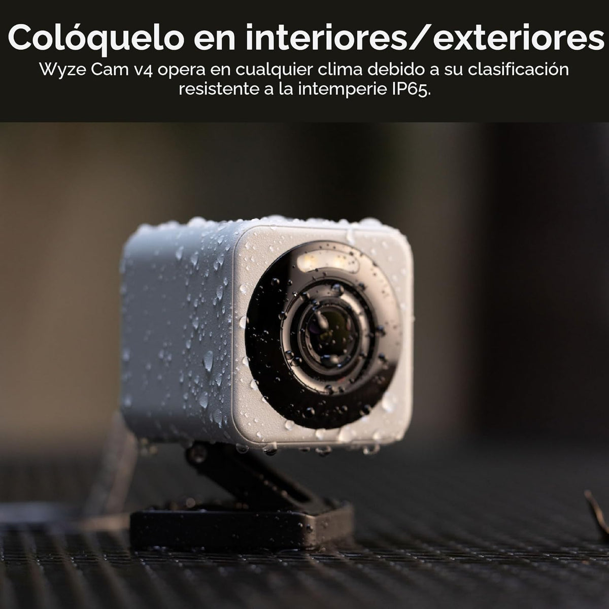 WYZE Cam v4 (Modelo más reciente), Cámara de seguridad AI de 2.5K,...