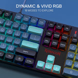 Redragon K582 SE - Teclado para juegos RGB con cable, teclado mecán...