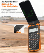 ROATEE Calculadora de construcción con tableta de escritura Industrial y