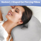 Almohada perforadora de 4 pulgadas para dormir de lado
