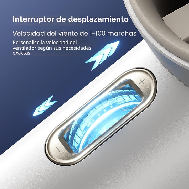 Ventilador de mano JISULIFE Pro1S - Flujo de aire de última generac...