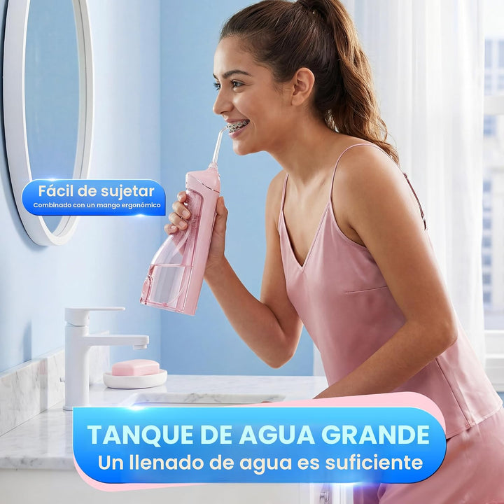Oralfree Irrigador de agua con púas dentales - Irrigador oral inalá...