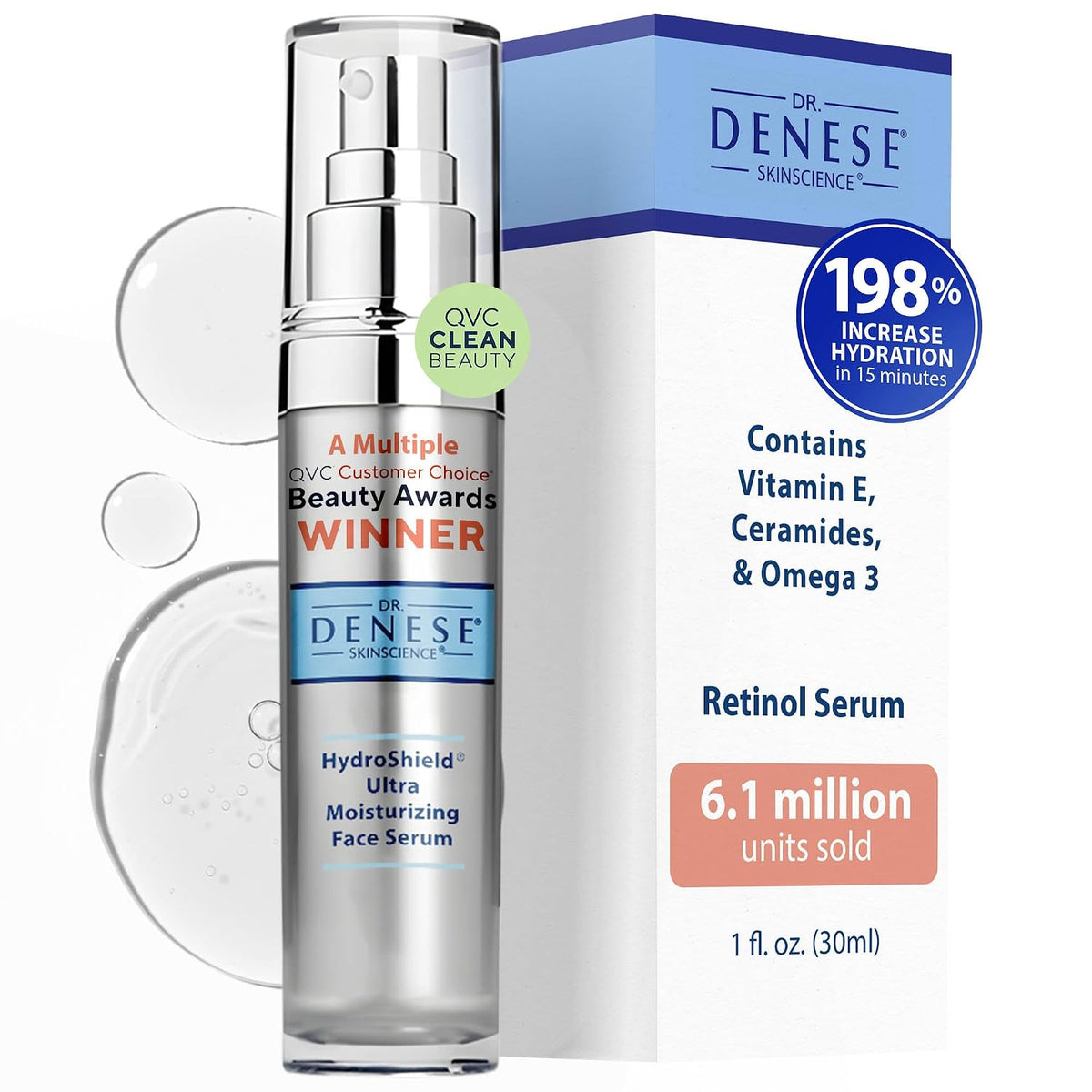 Dr. Denese SkinScience HydroShield - Suero facial ultra hidratante...