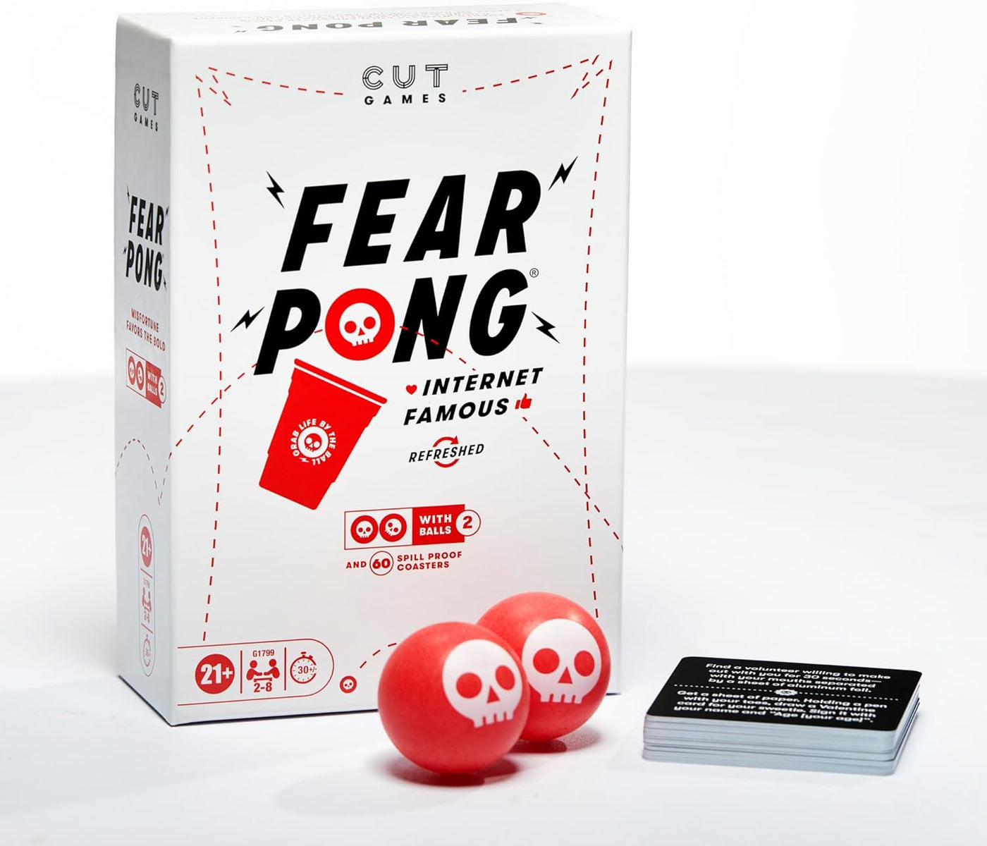 Fear Pong - Juego de fiesta para adultos de Cut Juego de