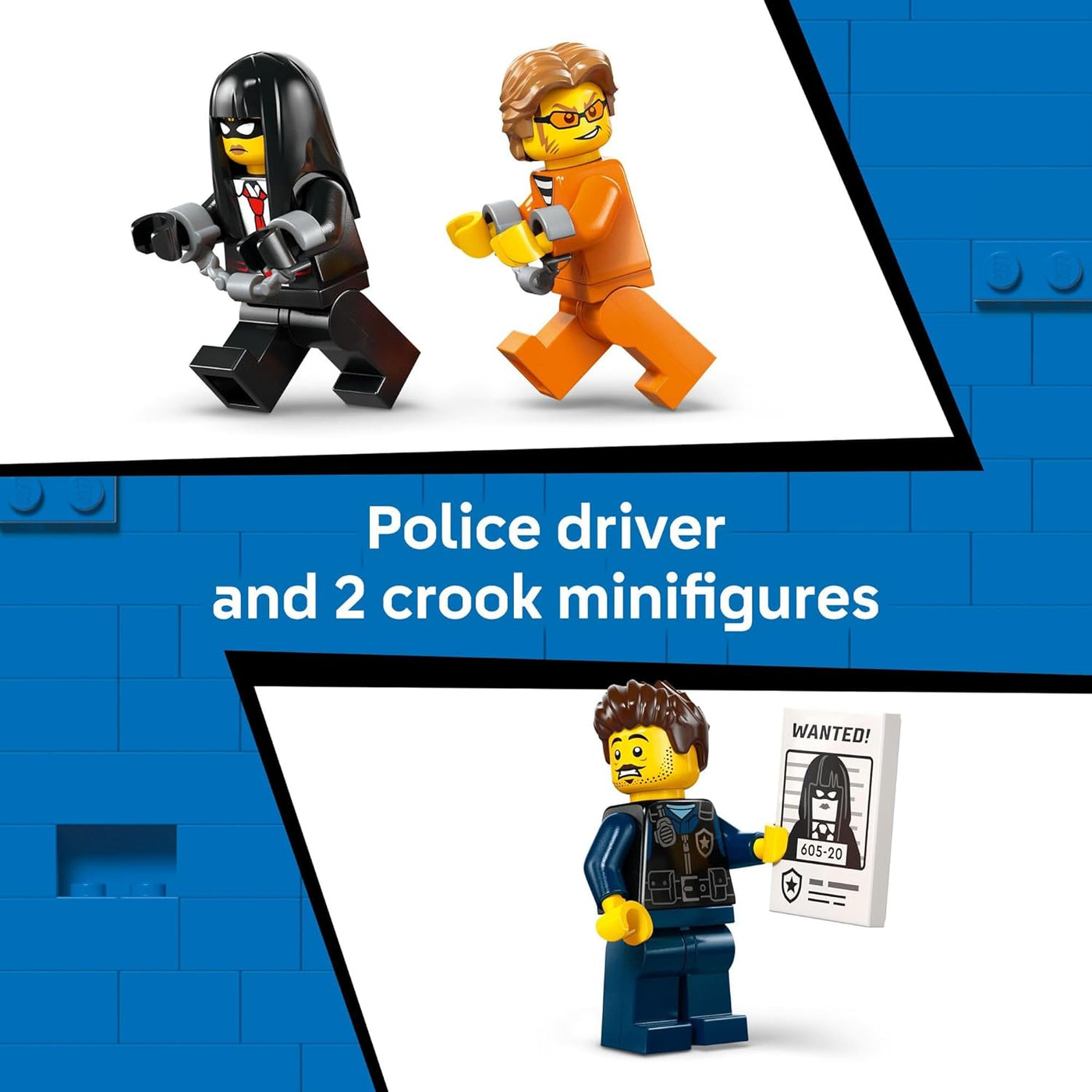 LEGO Van de transporte de prisioneros de policía de la