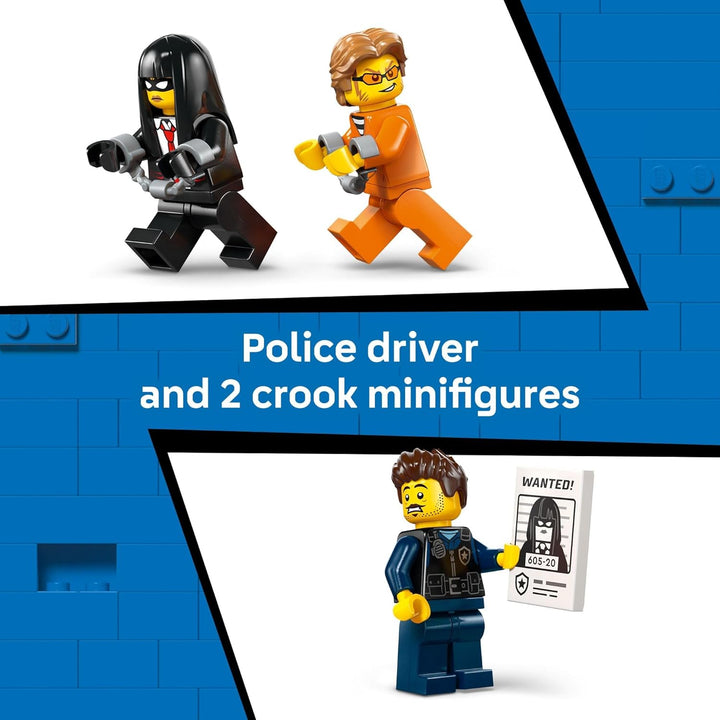 LEGO Van de transporte de prisioneros de policía de la