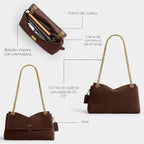 Coach Bolso de hombro Chelsea de cuero de grano natural para mujer 30