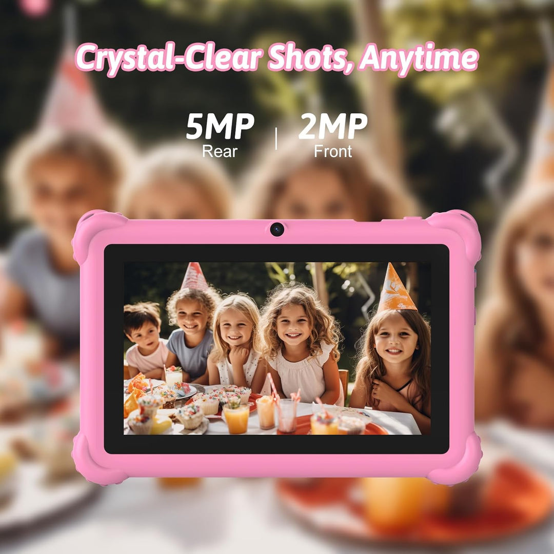 Tablet infantil de 7 pulgadas para niños pequeños, Android 12, 4 GB...