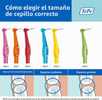 TePe – Cepillo interdental en ángulo, cepillo dental en ángulo para limpieza de dientes, Naranja