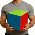Cubo Mágico Gigante, Cubo de Velocidad 3x3 de 18 cm Gran Caja de Rompecabezas Sensorial 3D con Combinación de Colores, Regalo de Cumpleaños, Navidad y Relleno de Medias para Niños, Adultos, Juguetes