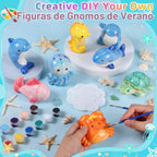 Reallnaive - Kit de pintura de cerámica de animales marinos para niños y