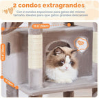 Taoqimiao Árbol para gatos resistente, torre de gato resistente de 73