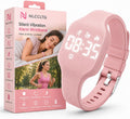 Pulsera de alarma vibratoria para personas que duermen pesadas, pulsera digital para hombre, reloj de pulsera inteligente, relojes de viaje, banda de choque silencioso, banda de despertador