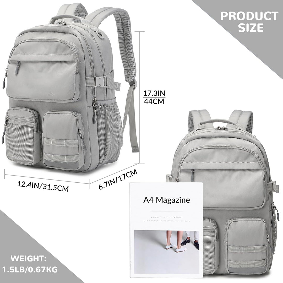 Lohol Mochila resistente al agua con bolsillos multifuncionales par...