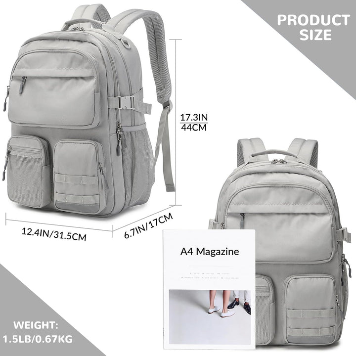 Lohol Mochila resistente al agua con bolsillos multifuncionales par...