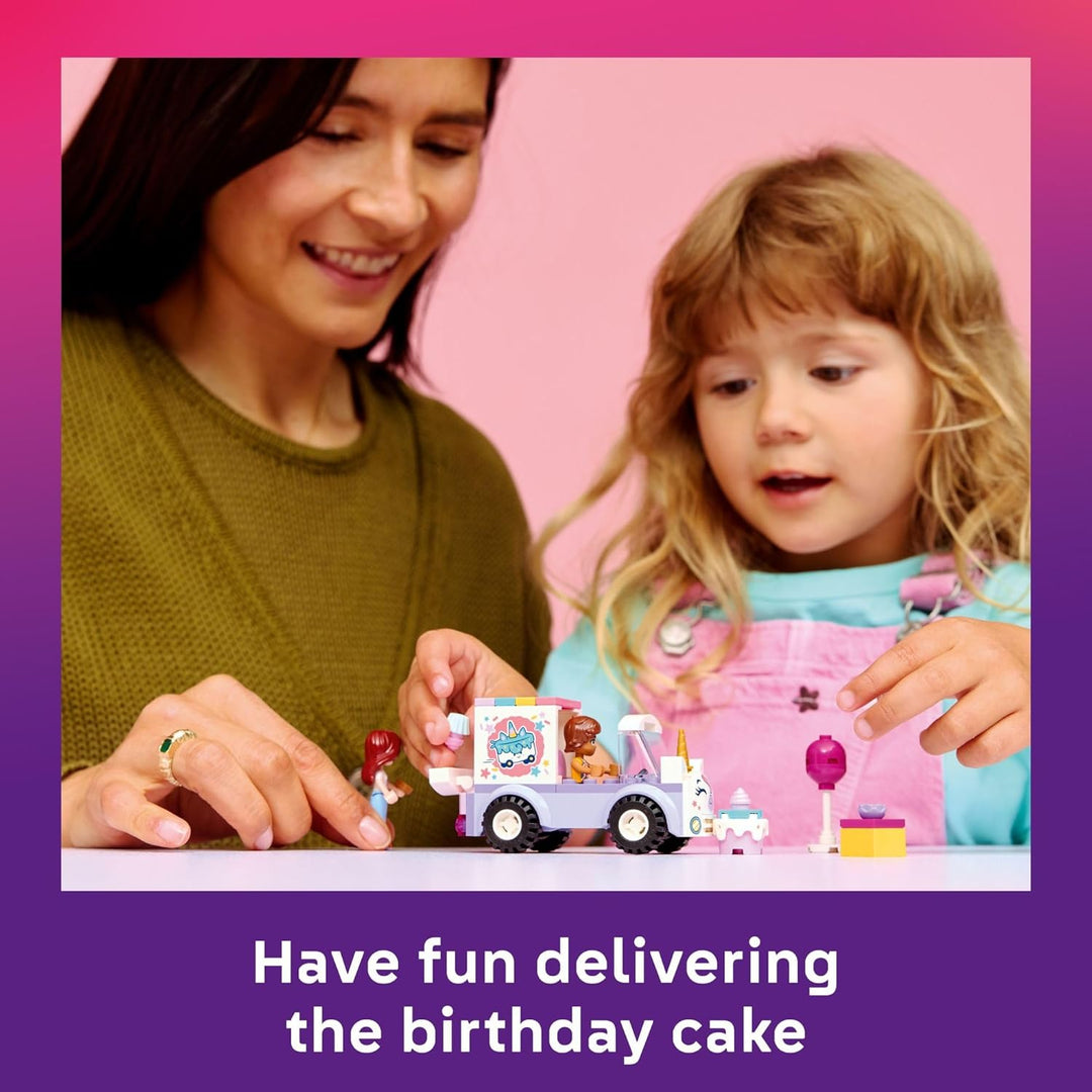 LEGO Friends Unicorn Cake Delivery Car Building Toy para