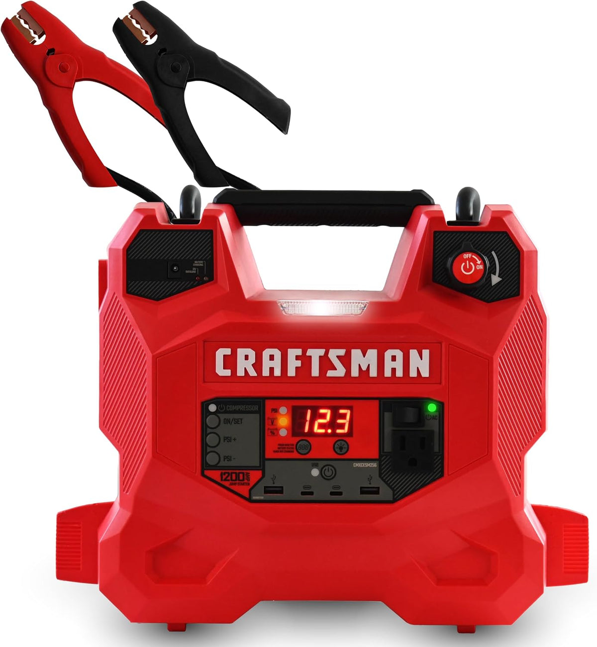 CRAFTSMAN Arrancador de batería de coche y estación de energía, 12V - CMXCESM256