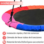 Columpio de árbol con platillo volador de 40 pulgadas para niños, 900D