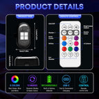 Luces LED inalámbricas para coche, luces interiores recargables para el