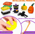WinnerWhy 72 piezas 1130g de arcilla de secado al aire para modelar, arcilla mágica ultra ligera para niños, para DIY, para esculpir, regalo escolar de secado al aire (color de Halloween)