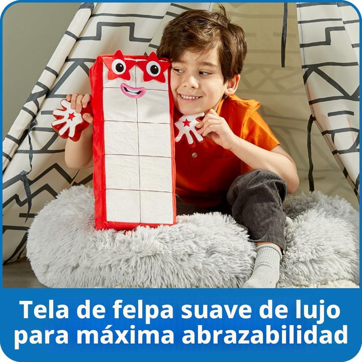 hand2mind Numberblock Ten Playful Pal, juguetes de figuras de peluc...