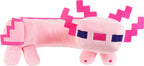 Mattel Minecraft Axolotl - Almohada para el cuello, juguete de peluche